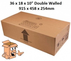 Large removal boxes 36x18x10''</br>Large lay flat clothes box