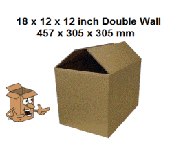 Removal boxes for books 18x12x12″</br> Small yet very strong moving box
