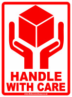 Handle-With-Care Labels 500<br>superior quality tear resistant, not paper